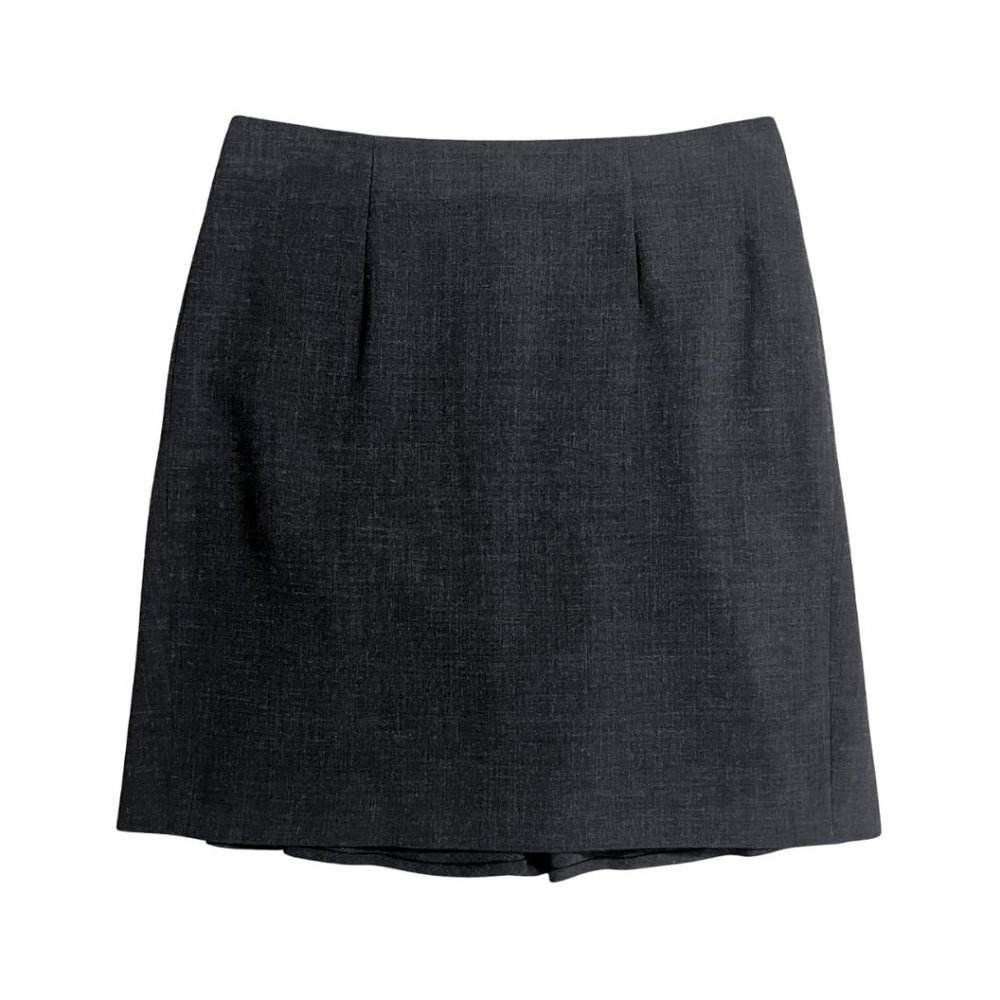 Marlowe Wool Skirt (Italian) • Dark Gray • 29" Waist